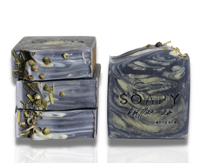 Detox Charcoal Bar natural handmade soap Soapy Butter Co