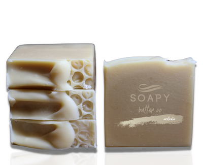 Goats Milk & Honey natual handmade soap Soapy Butter Co