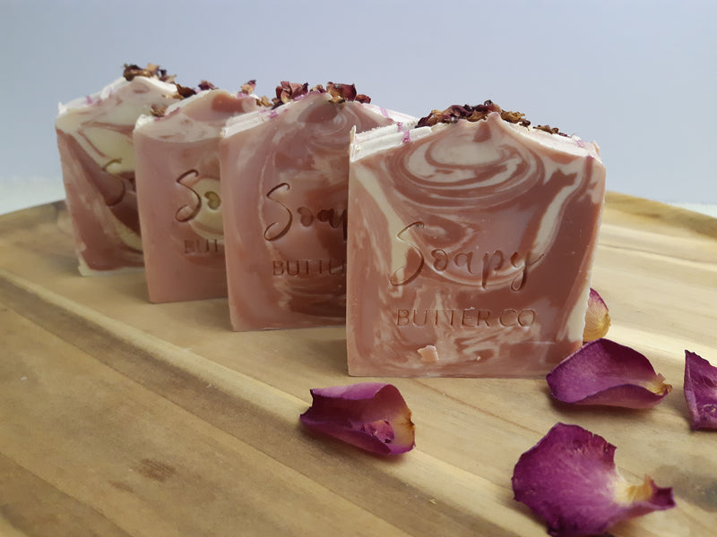 Handmade soap lily rose soapy butter co melbourne